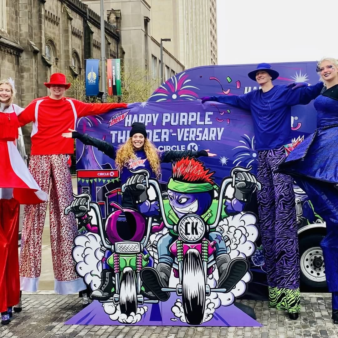 Clearly Promotions event staff in action